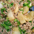 JunAiママ's cooksnap of when they made *とろとろ小カブの挽肉あんかけ*.