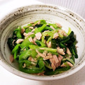 クックY08S17☆'s cooksnap of when they made 小松菜とツナ缶の和え物.