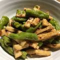 陸ケミ's cooksnap of when they made ししとうとちくわのピリ辛味噌炒め.