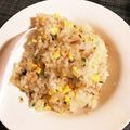 おぬまってぃ's cooksnap of when they made 創味シャンタンDXで本格！ネギと鮭の炒飯.