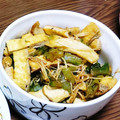 にーにやー's cooksnap of when they made ゴーヤ と油揚げとキノコ炒め　お弁当にも.