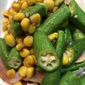 わたるんママ's cooksnap of when they made フライパン1つ◇丸オクラとベーコン炒め.