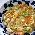 rk☆！！'s cooksnap of when they made 離乳食完了期・にらとささみの親子丼.
