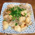 HikariNMY's cooksnap of when they made じゃがいもとしらすのガーリック醤油炒め.
