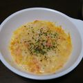 4double5's cooksnap of when they made ♡離乳食中期 そうめんでグラタン風♡.