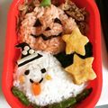 tantopopo's cooksnap of when they made かぼちゃとおばけのハロウィン弁当♪.