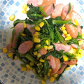 にむばすしゅたーぜん's cooksnap of when they made ほうれん草とウインナーのバター炒め.