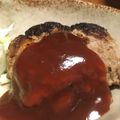 ぷうちゃんちゃん's cooksnap of when they made チーズハンバーグ♪.