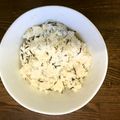 70suntower's cooksnap of when they made 絹ごし豆腐にしらすと長葱のごま油和えのせ.