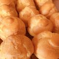 よつぽん's cooksnap of when they made 簡単☆レンジでシュークリーム.