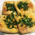 YUKIKI☆'s cooksnap of when they made ネギ盛り♪油揚げの黄身醤油.