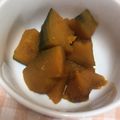 Ｕ字☆'s cooksnap of when they made レンジ時短で簡単！かぼちゃの煮物.