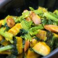 ちゃちゃまる26's cooksnap of when they made かぼちゃと小松菜とベーコンのクリーム煮.