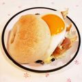 Richland☆Y's cooksnap of when they made 覚書♪♪休日ランチに☆まさかの餃子サンド.