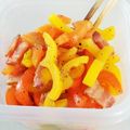 くっくペタ's cooksnap of when they made パプリカとベーコン簡単炒め お弁当にも♡.