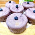 にやにやにゃにゃこ's cooksnap of when they made 自家製酵母　ブルーベリーのテーブルロール.
