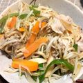 朔蔵Kitchen's cooksnap of when they made 簡単♪もやしえのきと豚バラのバタポン炒め.