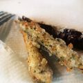 妖精のお母さん's cooksnap of when they made おつまみに♬茄子のバジルチーズスティック.