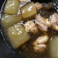みぃすけおーちゃん's cooksnap of when they made 鶏肉と冬瓜の煮物.