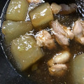 みぃすけおーちゃん's cooksnap of when they made 鶏肉と冬瓜の煮物.