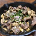 ちゃちゃまる26's cooksnap of when they made 砂肝とマッシュルームのアヒージョ.