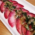 τомоко's cooksnap of when they made シンプル美味！紫大根のしらすドレサラダ.