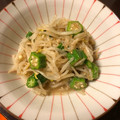 ブンちゃちゃ's cooksnap of when they made 簡単　もやしとオクラのごま和え(白だし).