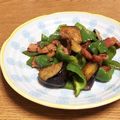 ぽめchan's cooksnap of when they made 茄子とピーマンとベーコンのピリ辛煮.