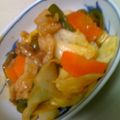 まんまるこころ's cooksnap of when they made ✿豚こまと春キャベツの❀中華炒め✿.