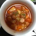 にむばすしゅたーぜん's cooksnap of when they made トマト缶で簡単！ミネストローネ.