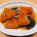 ポンちゃん♡'s cooksnap of when they made ミンチとかぼちゃの煮物♪ૢ.