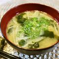 アイリッシュショコラ's cooksnap of when they made えのきとわかめの味噌汁♪.