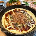もりはん's cooksnap of when they made 山芋鉄板　～お好み焼き風編～.