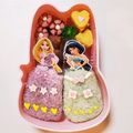 ｙuckey21's cooksnap of when they made 【キャラ弁】プリンセス弁当ラミネート加工.