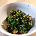 acoron's cooksnap of when they made 常備菜☆セロリの葉の梅おかか炒め.