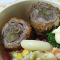 もち姉's cooksnap of when they made ☆薄切り牛の巻き巻き牛カツ☆.