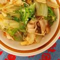 おうちゃん母さん's cooksnap of when they made 豚バラ白菜のあんかけベジ丼.