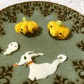 puniＫ's cooksnap of when they made ハロウィン♡簡単卵焼き.
