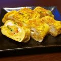 KAORICHIN☆'s cooksnap of when they made お弁当にも♪天かすとねぎの優しい♡卵焼き.