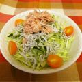 龍青空ママ's cooksnap of when they made しらすとツナのサラダ.
