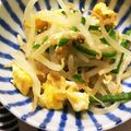 ☆amio☆'s cooksnap of when they made ・もやしとピーマンの玉子炒め・.