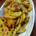 たいちゃん☆よしこ's cooksnap of when they made 鶏肉とレンコンの甘酢胡麻あん.