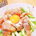 かわゆう1211's cooksnap of when they made 簡単！焼き肉のタレでイナダのユッケ.