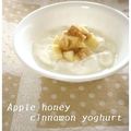 ちるは's cooksnap of when they made りんご＊はちみつ＊シナモン＊ヨーグルト.