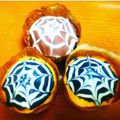 ☆結★'s cooksnap of when they made ハロウィン クモの巣カップケーキ！.