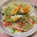 クック0UQ98I☆'s cooksnap of when they made カニカマ入り 茹でキャベツのわさびサラダ.
