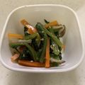 rururu☆u3u's cooksnap of when they made レンジで小松菜のナムル.