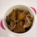 クックAZTLSP☆'s cooksnap of when they made 牛肉と大根の煮物.