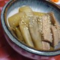 デラロサ's cooksnap of when they made まぐろアラと大根の煮物。ゴボウ風味♪.