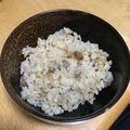 minorug's cooksnap of when they made 煎り大豆(豆まきの残り豆)塩こんぶご飯.